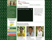 Tablet Screenshot of friendshipwithcambodia.org